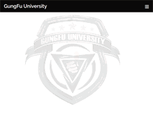 Tablet Screenshot of gungfuuniversity.com